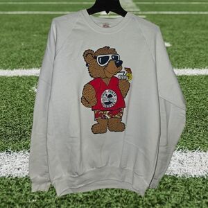VINTAGE Ohio State Buckeyes Party Animal Bear Sweater